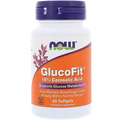 Контроль цукру, GlucoFit, Now Foods, 60 капсул - фото