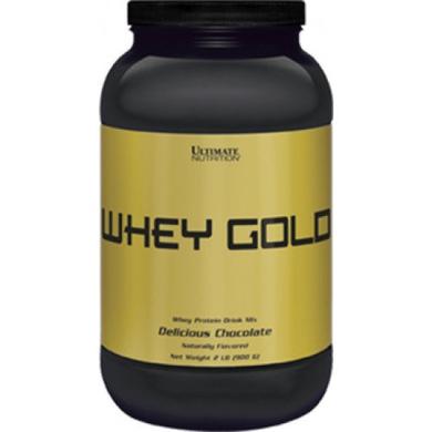 Протеин, WHEY GOLD - Chocolate, Ultimate Nutrition, 908 г - фото