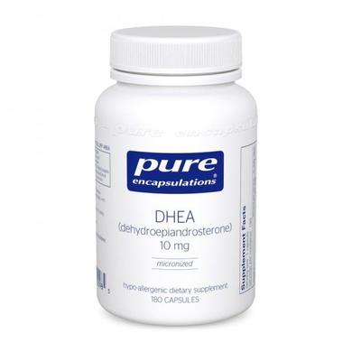 ДГЕА, DHEA, Pure Encapsulations, 10 мг, 180 капсул - фото