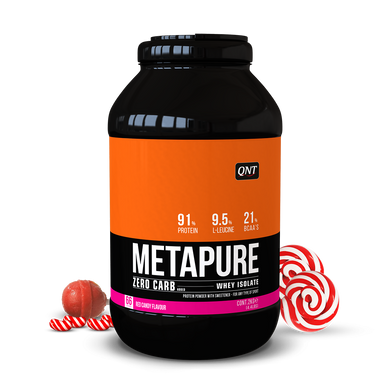 Протеїн, Metapure ZC Isolate, Qnt, смак червона цукерка, 2 кг - фото