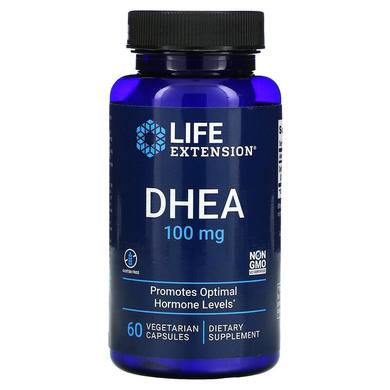 ДГЭА, DHEA, Life Extension, 100 мг, 60 капсул - фото
