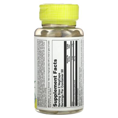 Корінь солодки, Organically Grown Licorice, Solaray, 450 мг, 100 капсул - фото