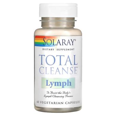 Детоксикація лімфи, Total Cleanse Lymph, Solaray, 60 вегетаріанських капсул - фото