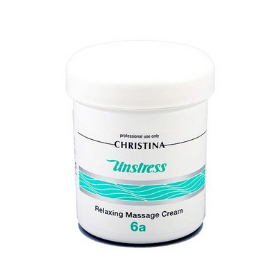 Расслабляющий массажный крем, Unstress Relaxing Massage cream, Christina, 500 мл - фото
