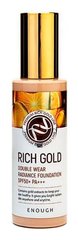 Тональный крем с золотом, Rich Gold Double Wear Radiance Foundation SPF50+ PA+, Enough, №13, 100 мл - фото