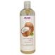 Кокосовое масло, Coconut Oil, Now Foods, Solutions, 473 мл, фото – 1