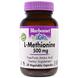 L метионин, L-Methionine, Bluebonnet Nutrition, 500 мг, 30 капсул, фото – 1