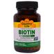 Біотин, Biotin, Country Life, 5 мг, 120 капсул, фото – 1