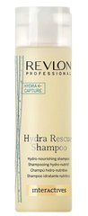 Увлажняющий шампунь для сухих и поврежденных волос Interactives Hydra Rescue, Revlon Professional, 250 мл - фото