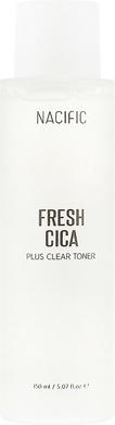 Тонер для чувствительной и проблемной кожи с центеллой, Fresh Cica Plus Clear Toner, Nacific, 150 мл - фото
