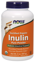Инулин органический, Inulin, Now Foods, порошок, 227 г - фото