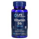 Вітамін В6 (піридоксин), Vitamin B6, Life Extension, 250 мг, 100 капсул, фото