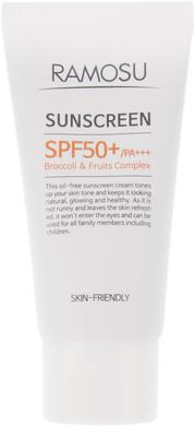 Сонцезахисний крем для обличчя, The STAR Mild SunScreen, SPF 50, Ramosu, 50 мл - фото