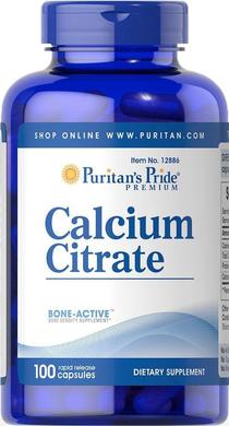 Кальцій цитрат, Calcium Citrate, Puritan's Pride, 100 капсул - фото