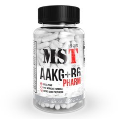 ААКГ + вітамін В6, AAKG + B6, MST Nutrition, 120 капсул - фото