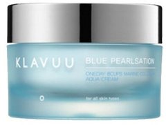 Крем для обличчя з морським колагеном, Blue Pearlsation One Day 9 Cups Marine Collagen Aqua Cream, Klavuu, 50 мл - фото