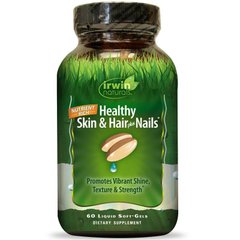 Вітаміни для волосся, шкіри і нігтів, Irwin Naturals, 60капсул - фото