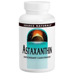 Астаксантин, Astaxanthin, Source Naturals, 2 мг, 30 капсул - фото