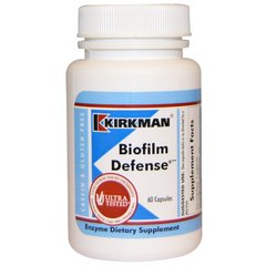 Травні ферменти, Biofilm Defense, Kirkman Labs, 60 капсул - фото