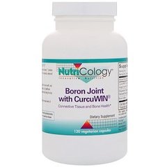 Бор для суставов с CurcuWin, Nutricology, 120 растительных капсул - фото