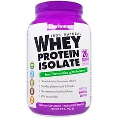 Сывороточный протеин изолят, Whey Protein Isolate, Bluebonnet Nutrition, 992 г - фото