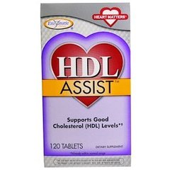 Захист серця HDL Assist, Enzymatic Therapy (Nature's Way), 120 таблеток - фото
