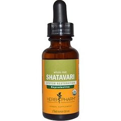 Шатавари, экстракт, Shatavari, Herb Pharm, органик, 30 мл - фото