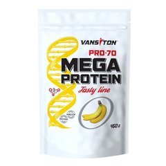 Протеїн Мега протеїн PRO 70, Vansiton, банан 450 г - фото