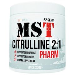 Цитрулін, Citrulline 2: 1, MST Nutrition, без смаку, 250 г - фото