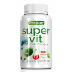 Комплекс вітамінів і мінералів, Super Vit, Quamtrax, 120 капсул - фото
