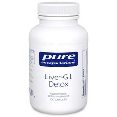 Печень-G.I. Детокс, Liver-G.I. Detox, Pure Encapsulations, 120 Capsules - фото