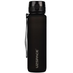 UZspace, Пляшка для води UZspace 3038, чорна, 1000 мл (818024) - фото