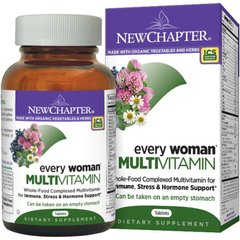 Мультивитамины для женщин, Every Woman Multivitamins, New Chapter, 48 таблеток - фото
