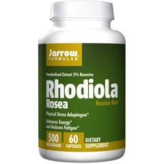 Родиола розовая (Rhodiola Rosea), Jarrow Formulas, 500 мг, 60 капсул - фото