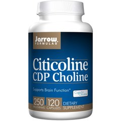 Цитиколин, Citicoline, Jarrow Formulas, 250 мг, 120 капсул - фото