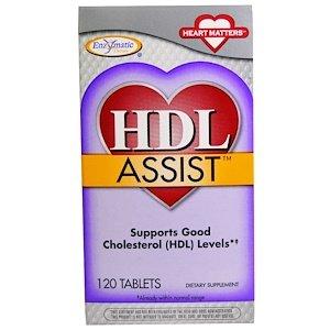 Защита сердца HDL Assist, Enzymatic Therapy (Nature's Way) , 120 таблеток - фото