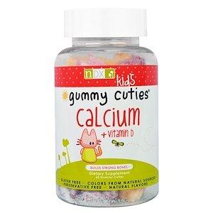 Для детей, кальций + витамин D, Natural Dynamix, 60 жевательных фигурок - фото
