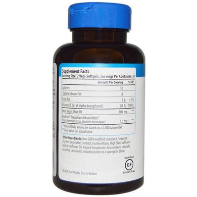 Гавайский астаксантин, Nutrex Hawaii, 6 мг, 60 кап - фото