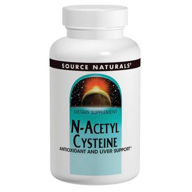 Ацетилцистеїн, N-Acetyl Cysteine, Source Naturals, 1000 мг, 120 таблеток - фото