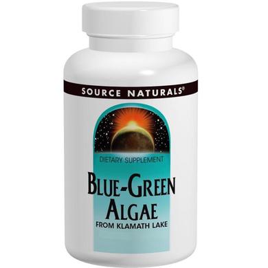 Сине-зеленые водоросли, Blue-Green Algae, Source Naturals, порошок, 113,4 г - фото