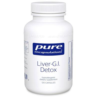 Печінка-G.I. Детокс, Liver-G.I. Detox, Pure Encapsulations, 120 Capsules - фото