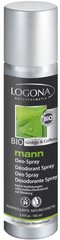 Біо-Дезодорант-спрей для чоловіків Кофеїн і Гінкго, Logona , 100 мл - фото