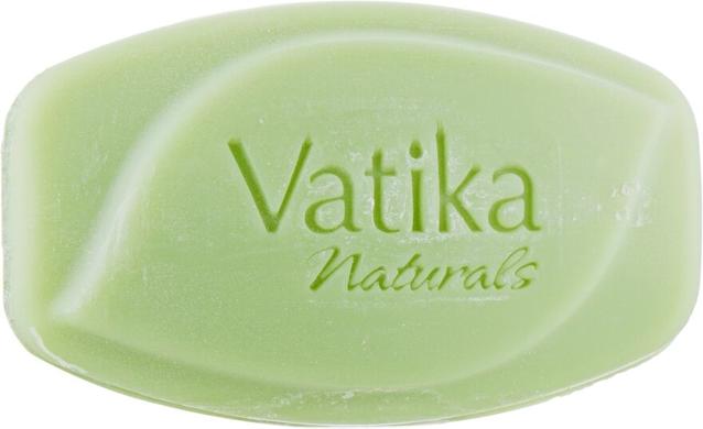 Питательное мыло с нимом, Vatika DermoViva Neem Antibacterial Soap, Dabur, 115 г - фото