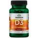 Витамин Д3, Vitamin D3, Swanson, 5000 МЕ, 250 гелевых капсул, фото – 1