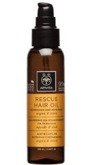 Питательное и восстанавливающее масло для волос с арганом и оливой, Apivita, 100 мл - фото