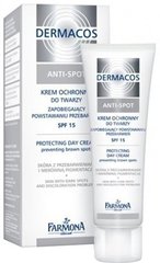 Крем защитный для лица против пигментации SPF 15 Dermacos Anti-Spot SPF 15 Protecting Day Cream, Farmona Professional, 50 мл - фото