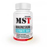 Магній цитрат, Magnesium Citrate, MST Nutrition, 500 мг, 100 капсул, фото