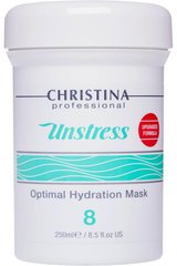 Оптимальна зволожуюча маска, Unstress Optimal Hydration Mask, Christina, 250 мл - фото