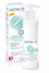 Гель для интимной гигиены с антибактериальными компонентами pH 3.5, Lactacyd, 250 мл - фото