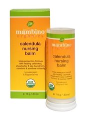 Органічний бальзам для догляду за шкірою грудей з календулою, Mambino Organics, 18 г - фото